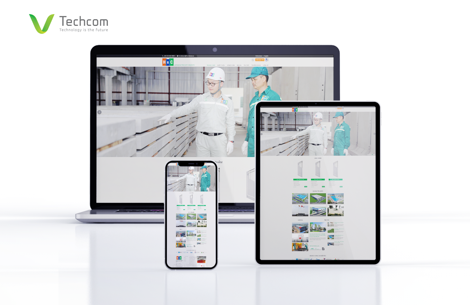 Website design project for HINOKIYA RESCO VIETNAM Construction Co., Ltd